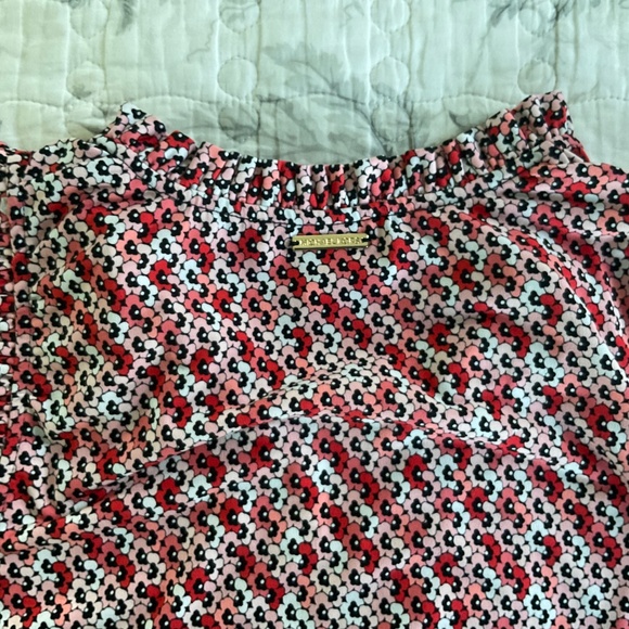 MICHAEL Michael Kors Floral Sleeveless Dress w/ Ruffled Neckline and Arm Holes - Picture 7 of 7